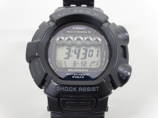 ジャンク 2点セット まとめて CASIO カシオ G-SHOCK Gショック GW-7900 GW-9000 マッドマン マルチバンド デジタル 腕時計_画像4