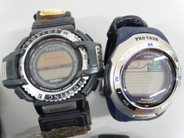 ジャンク 6点セット まとめて CASIO カシオ PROTREK プロトレック PRW-6000Y PRW-1300TJ PRT-40HWJ PRT-400 PRT-60UJ 他 腕時計_画像4