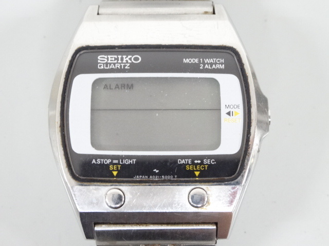 ジャンク 2点セット まとめて SEIKO セイコー F231-500B A021-5000 デジタル クオーツ 腕時計_画像4