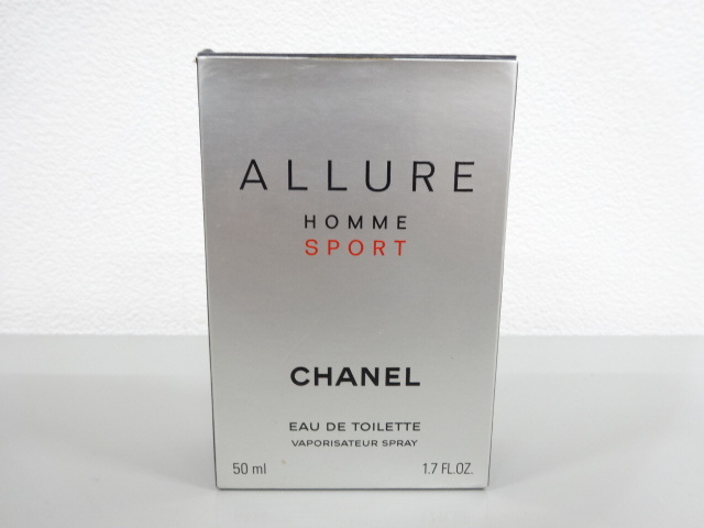 残量多め CHANEL シャネル ALLURE HOMME SPORT アリュール オム スポーツ 50ml オードトワレ EDT 香水 フレグランス_画像7