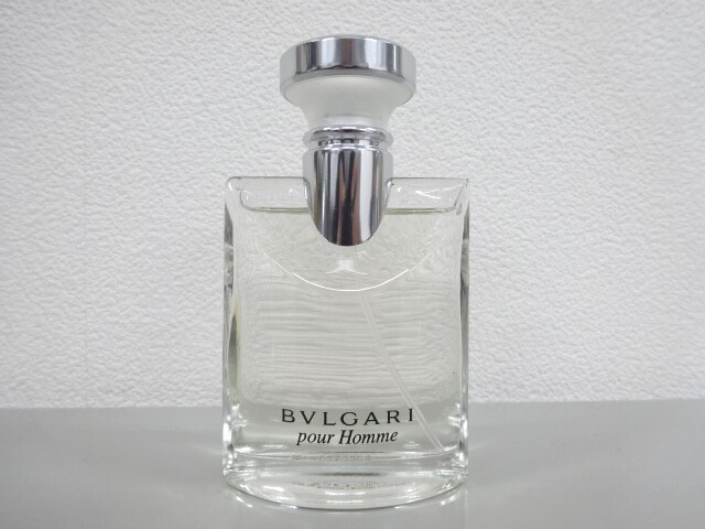 残量9割以上 BVLGARI ブルガリ POUR HOMME プールオム 50ml オードトワレ EDT 香水 フレグランス_画像1