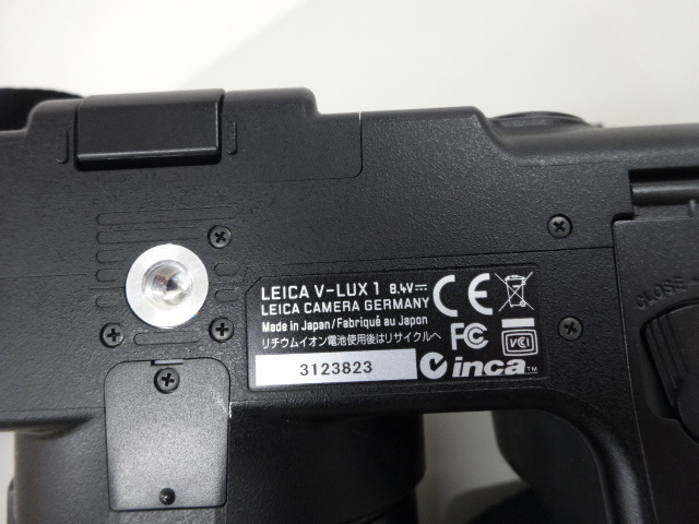 ジャンク Leica ライカ V-LUX1 デジタル カメラ ブラック デジカメ 本体 DC VARIO-ELMARIT 1:2.8-3.7/7.4-88.8 ASPH. レンズ_画像7