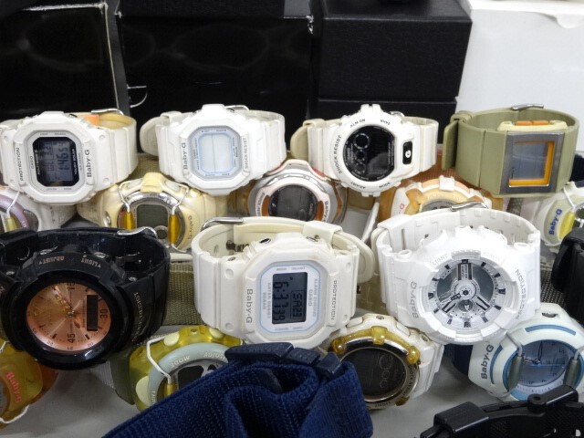 ジャンク 68点セット 大量 まとめて CASIO カシオ G-SHOCK Baby-G Gショック ベビーG DW-6900 DW-56RTB GW-6900 GA-100B 他 腕時計の画像6