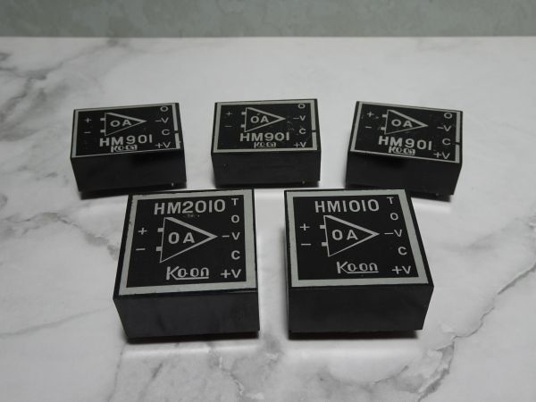 東京光音電波製 ディスクリートオペアンプ HM-901 HM101 HM2010 計 5個