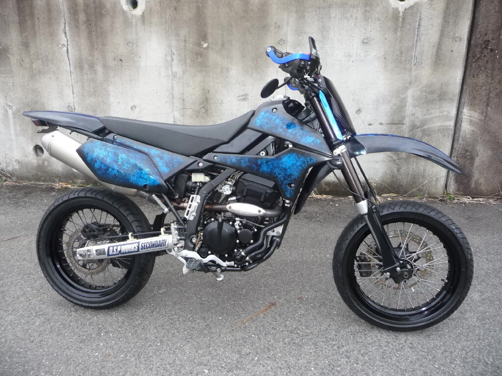 ラップ塗装！カスタム美車！DトラッカーX　インジェクション　FMFフルエキ【動画有り】　検索　モタード　CRM　KLX　WR　XR　KTM_画像1