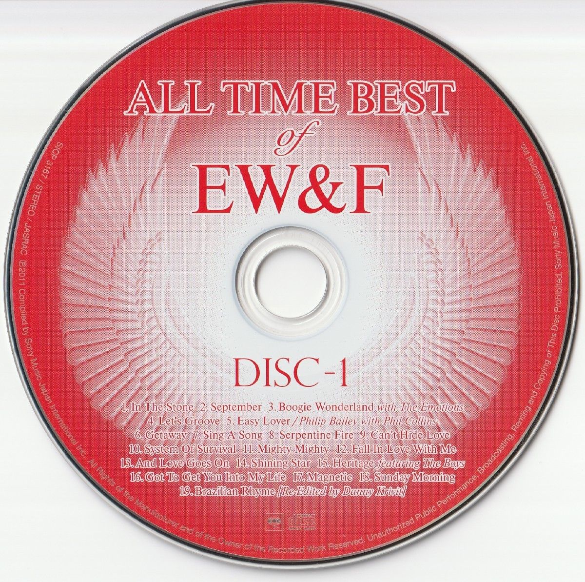 アース・ウィンド&ファイアー EARTH, WIND & FIREオールタイム・ベスト・オブ・EW&F～太陽の祝祭２枚組CD　廃盤