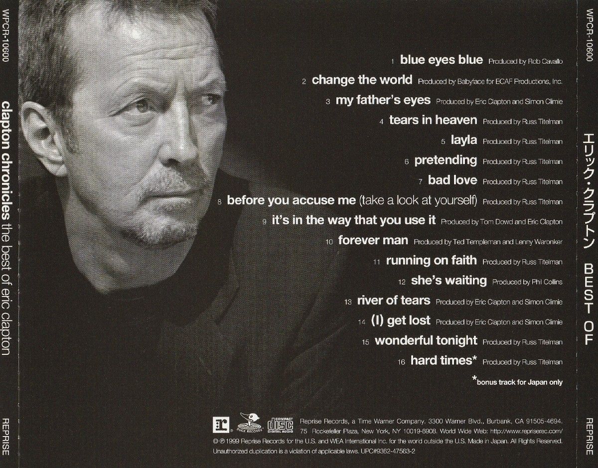 エリック クラプトン BEST OF　Clapton Chronicles:The Best of Eric Clapton
