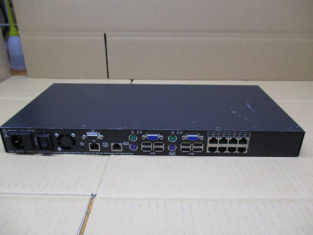 IBM LCM2 8 Port KVM Switch ★通電確認 ★ NO:A06_画像1