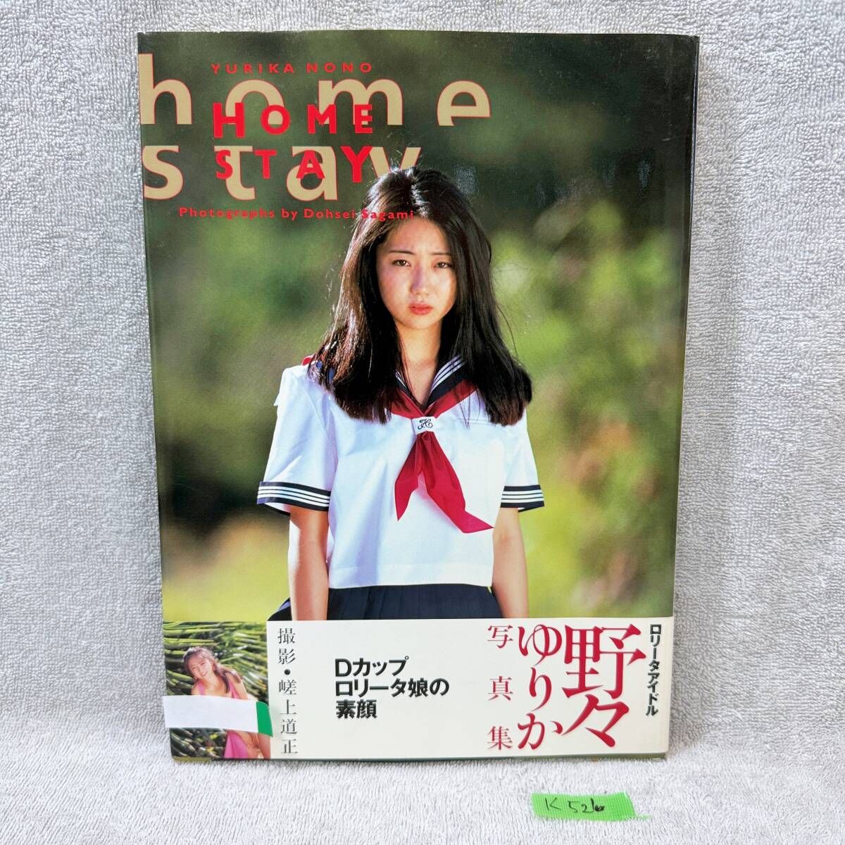 ●K522■野々ゆりか■写真集■『HOMESTAY』■帯付き■長期保存品■古本_画像1