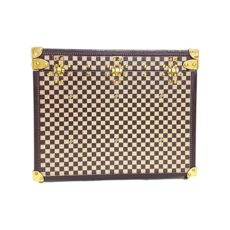 LouisVuitton ルイヴィトン ダミエトランク マルシャポー ペーパーウェイト 小物入れ ノベルティ 非売品 中古A【辻屋質店S0725】の画像6