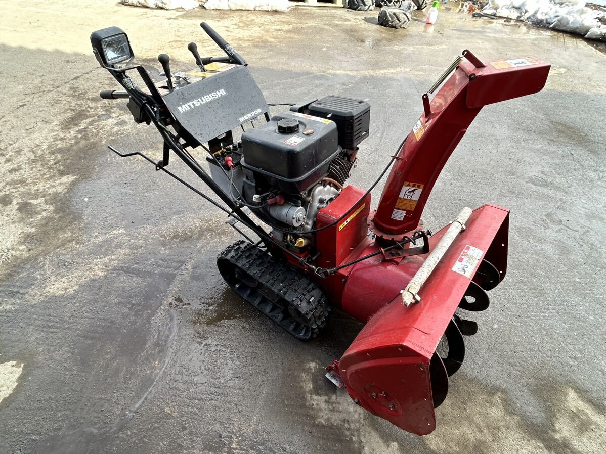 34500円 長野県松本市 MSR708 No.78724 実動 三菱 除雪機 スノー 34500円 長野県松本市 MSR708 No.78724 実動 三菱 除雪機 スノー