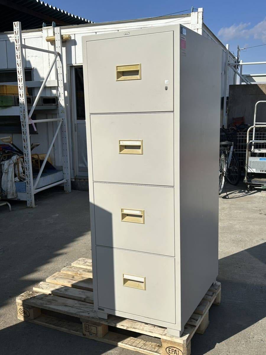  Nagano prefecture Matsumoto city kokyo fire-proof safe ( library ) P-1TKS B4 type No.368131 direct pickup hope 