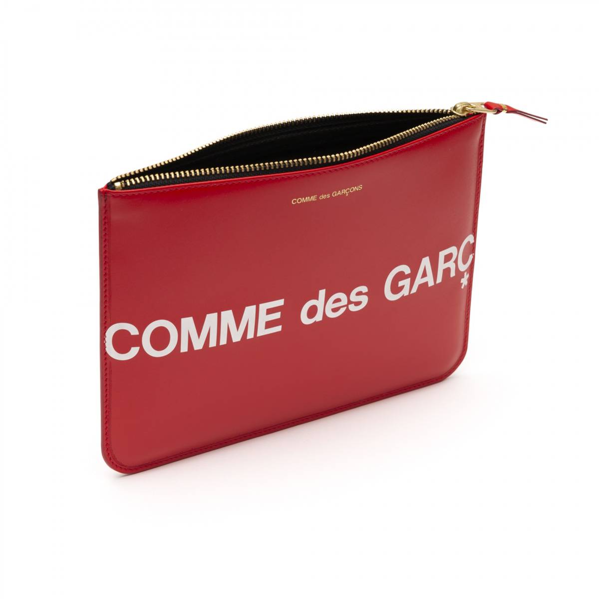 [ new goods unused ]#Comme des Garcons Comme des Garcons purse Huge Logo Wallet (Red SA5100HL) red RED # GIFT