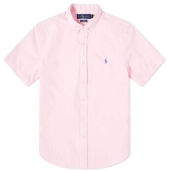 【正規品】Polo Ralph Lauren Polo Pony ショートスリーブ クラシックピンクスリムフィットツイルシャツ- サイズ: S - PINK 【新品未使用】の画像1