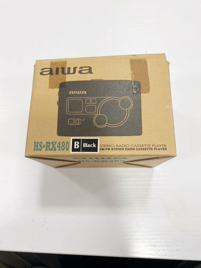 【保管品】アイワ HS-RX480AM-FMラジオ付きポータブルカセットプレーヤー AIWA 稼働品の画像3