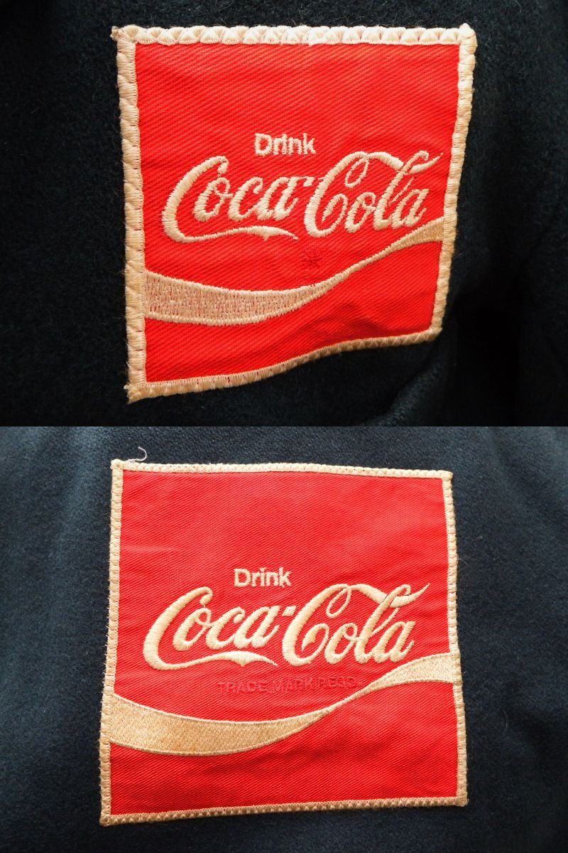 #【当時物】Coca Cola コカコーラ TAIWA CO.,LTD.製 ウールジャケット サイズ(大) /ヴィンテージ ユニフォーム ワッペン 刺繍 希少（札）_画像5