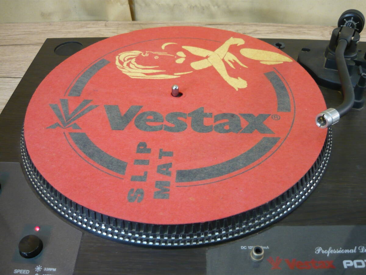 【中古・ジャンク】Vestax　PDT-4000　DDドライブ　ターンテーブル　カートリッジ無し　①_画像4