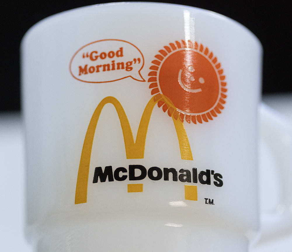 美品！ ファイヤーキング マグ マクドナルド マック 耐熱 コーヒー アメリカ ビンテージ ハンバーガーの画像2