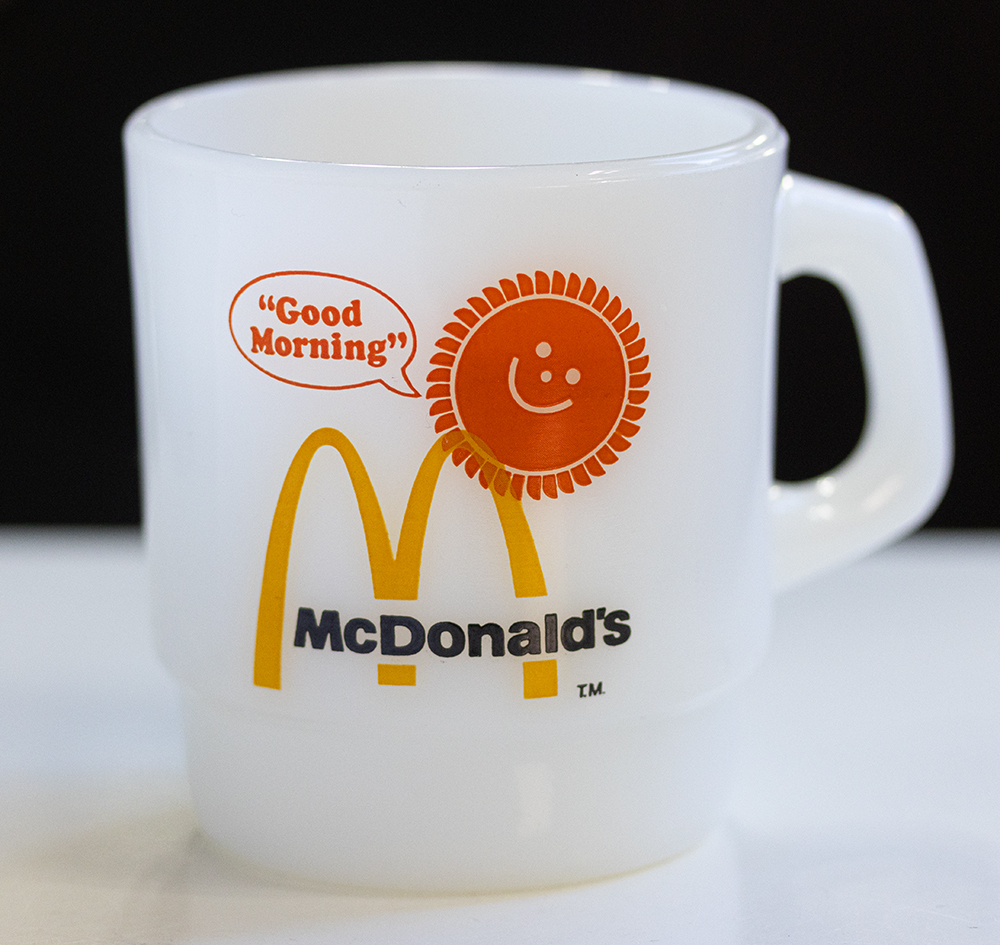 美品！ ファイヤーキング マグ マクドナルド マック 耐熱 コーヒー アメリカ ビンテージ ハンバーガーの画像1