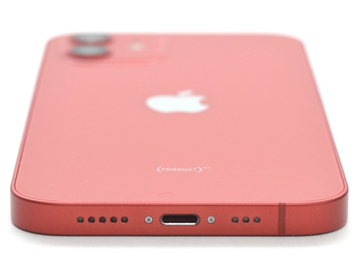 1円～送料無料 美品 SIMフリー iPhone12 128GB (PRODUCT)RED レッド 