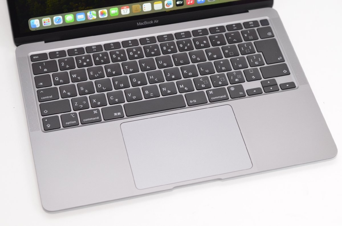 1円～送料無料 人気！ディスプレイ新品 MacBook Air (M1, 2020) MGN73J/A 8C/8C メモリ:8GB SSD:512GB スペースグレイ H4TY_画像4