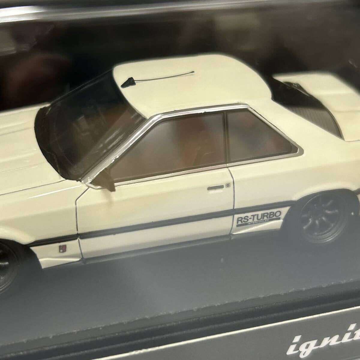 未使用 ignitionmodel イグニッションモデル Nissan SKYLINE 2000 RS-X Turbo-C(R30) white 0130 ミニカー 1/43 の画像7