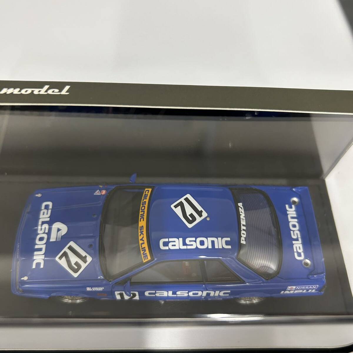 未使用 ignitionmodel CALSONIC SKYLINE (#12) 1989 JTC 0577 イグニッションモデル ミニカー 1/43 カルソニックの画像4