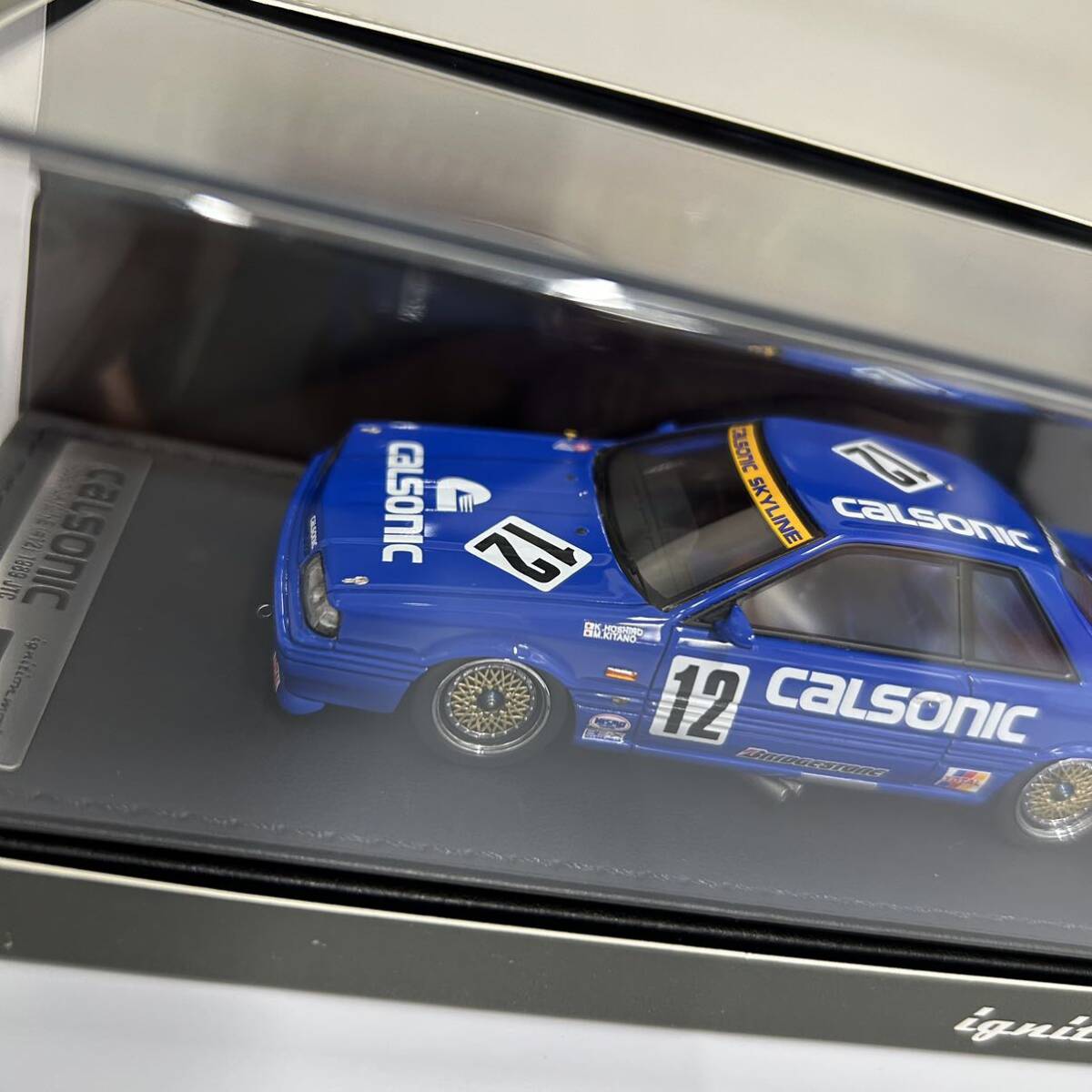 未使用 ignitionmodel CALSONIC SKYLINE (#12) 1989 JTC 0577 イグニッションモデル ミニカー 1/43 カルソニックの画像3