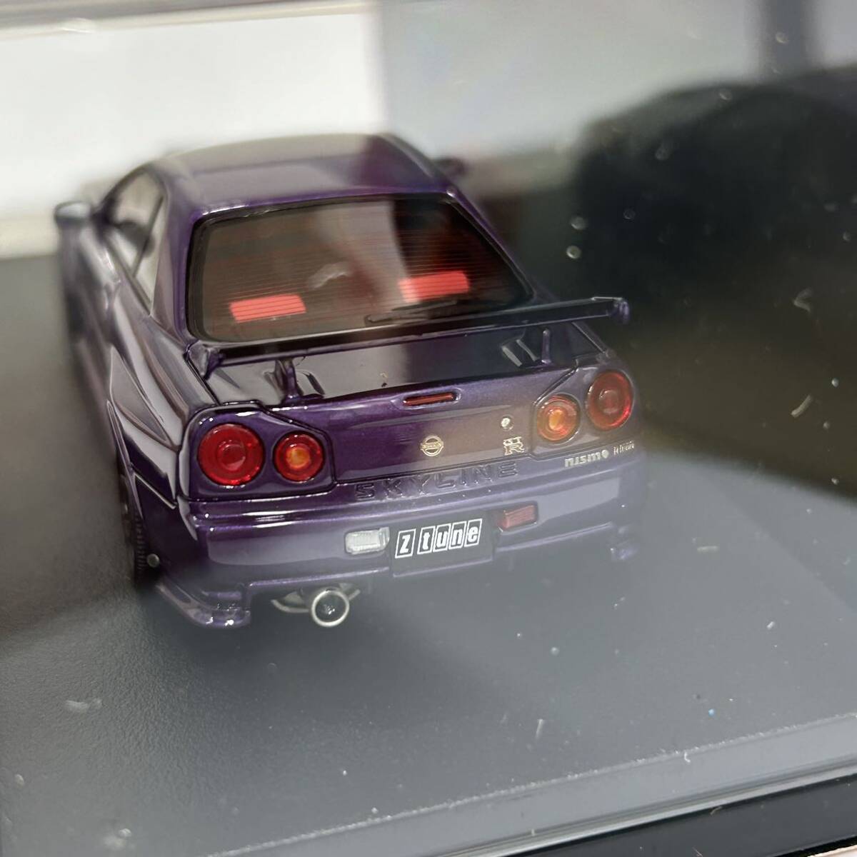 未使用　hpiracing MIRAGE NISSAN NISMO R34 GT-R Z-tune Midnight purple Ⅲ 8399 ミニカー 1/43 ミラージュ　ニスモ_画像6