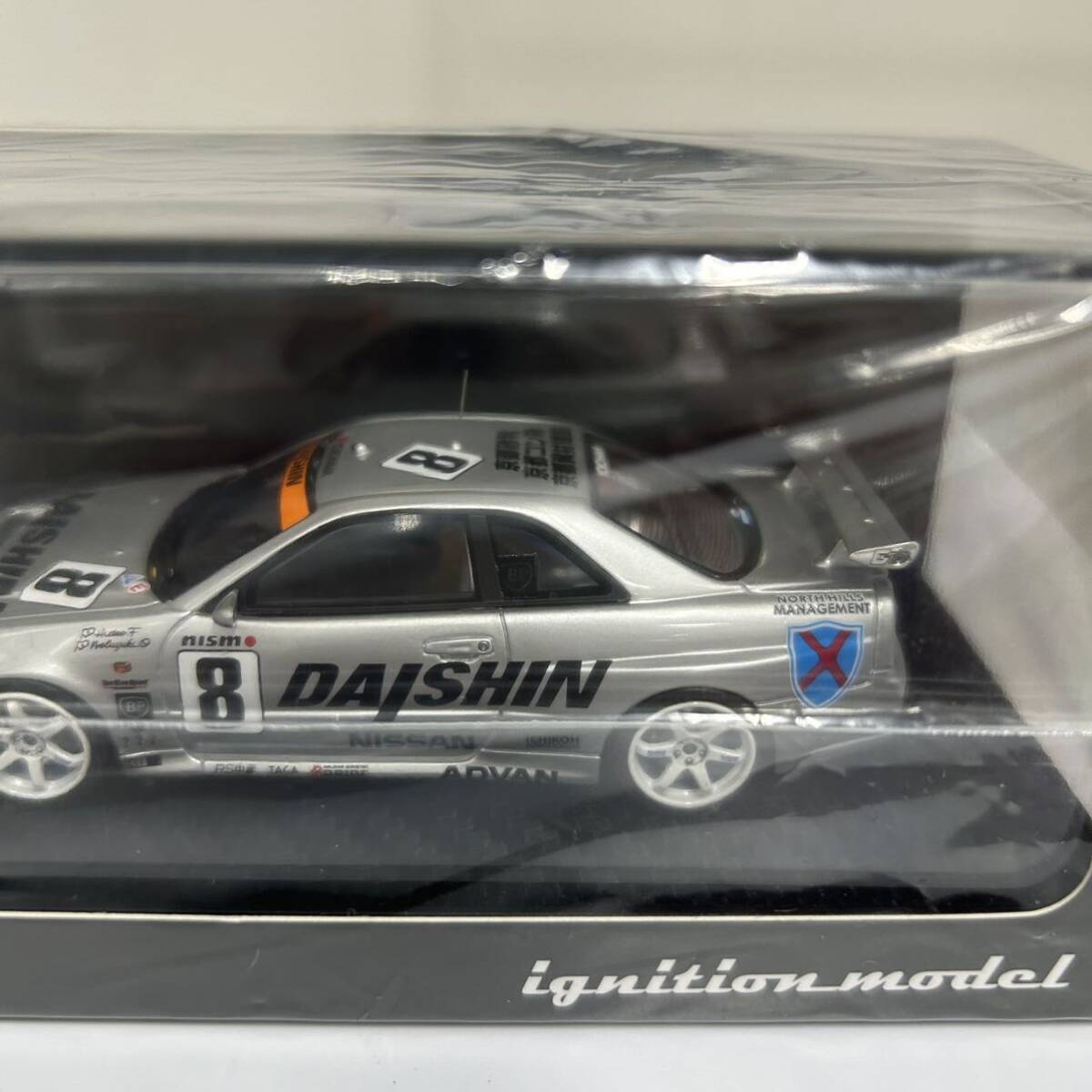 未使用 ignition model DAISHIN ADVAN GT-R (#8) 1999 SUPER TAIKYU 0068 イグニッションモデル ミニカー 1/43 の画像2