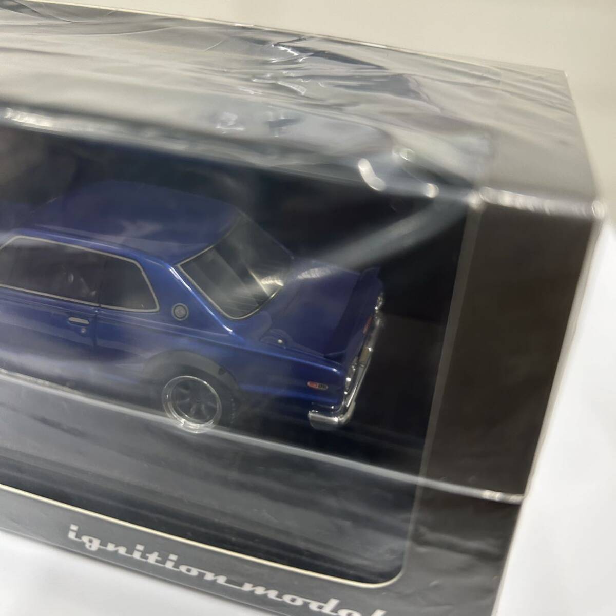 未使用 ignition model Nissan SKYLINE 2000 GT-R (KPGC10) BLUE 0244 イグニッションモデル ミニカー 1/43 日産 の画像6