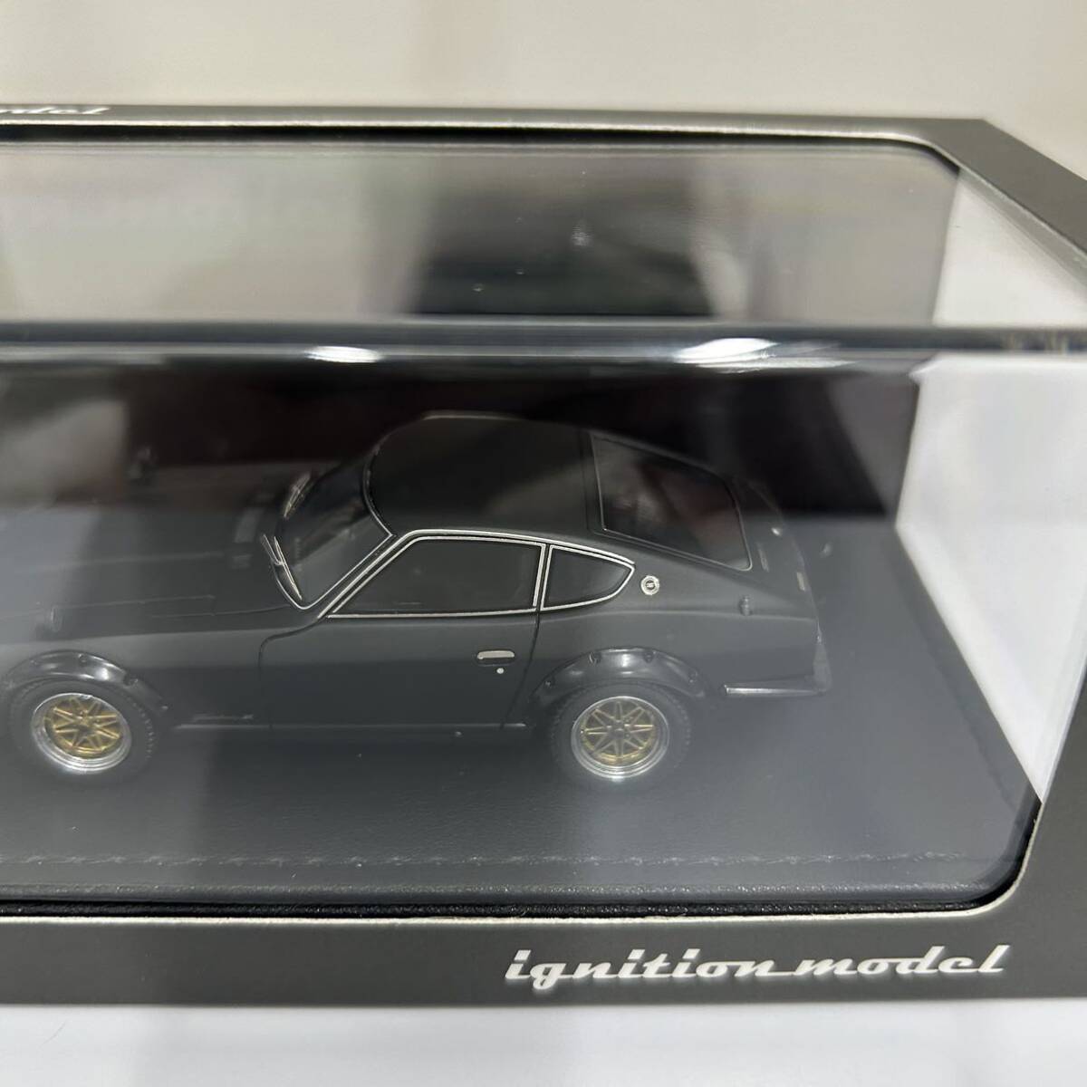 未使用 ignition model Nissan FAIRLADYZ (S30) MATTE BLACK 0025 イグニッションモデル ミニカー 1/43 日産 の画像2