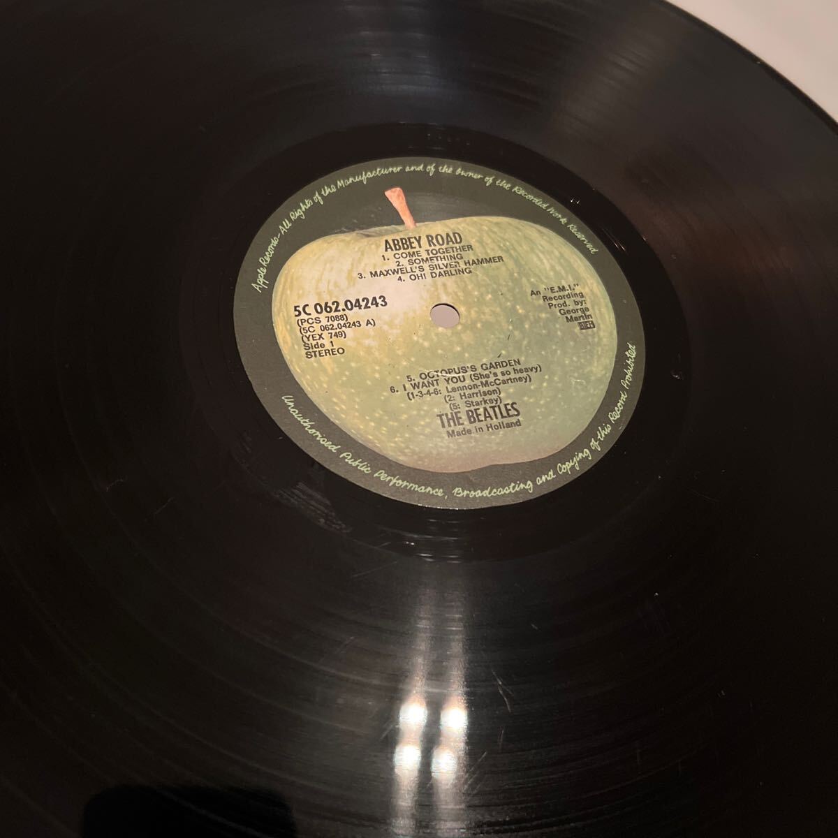 オランダ盤　The Beatles ABBEY ROAD LP レコード　ビートルズ アビーロード　BIEM_画像6