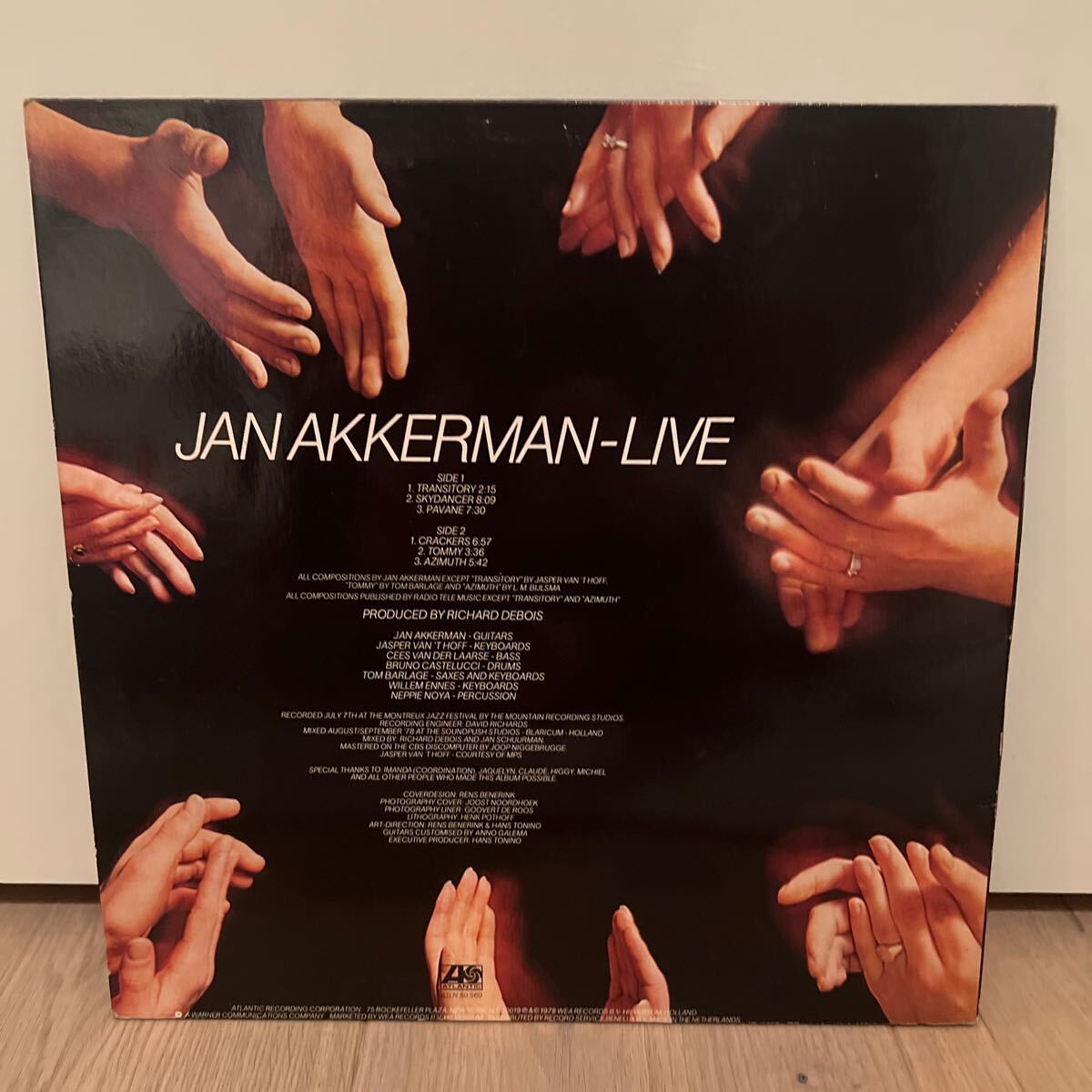 オリジナル　Jan akkerman live ヤンアッカーマン　ライブ　LPレコード_画像2