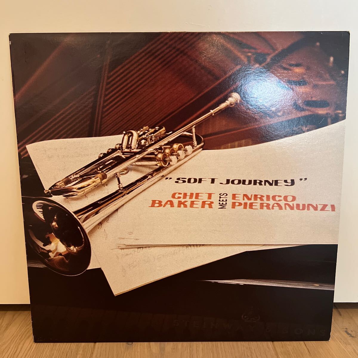 ドイツ原盤オリジナル　chet baker meets enrico pieramunzi / soft journey LP レコード　チェットベイカー　ソフトジャーニー