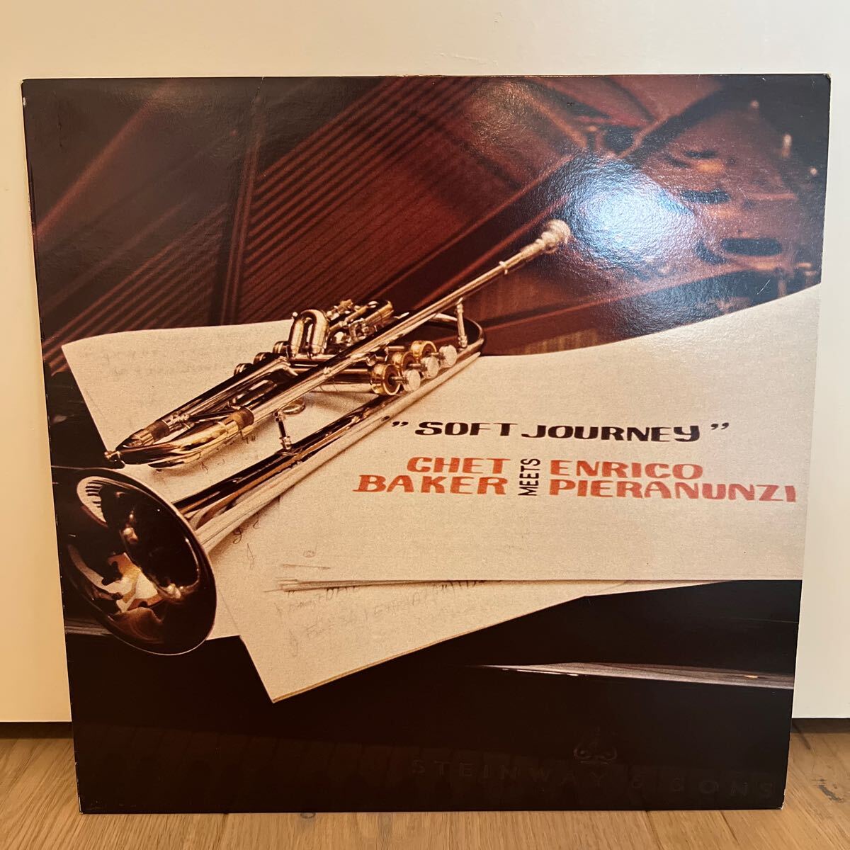 ドイツ原盤オリジナル　chet baker meets enrico pieramunzi / soft journey LP レコード　チェットベイカー　ソフトジャーニー_画像1