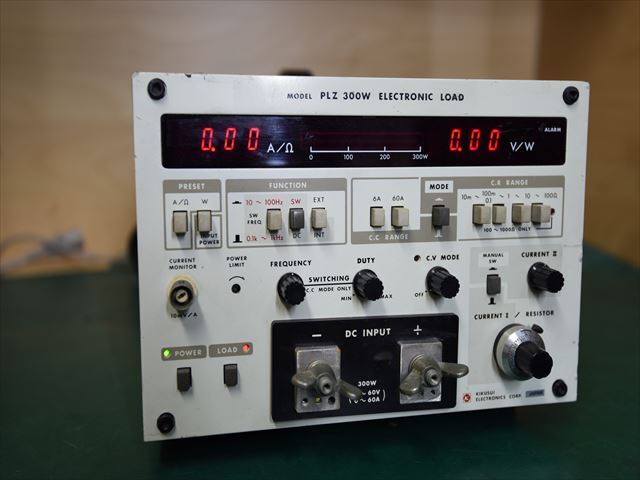 KIKUSUI PLZ-300W ELECTRONIC LOAD 電子負荷_画像1