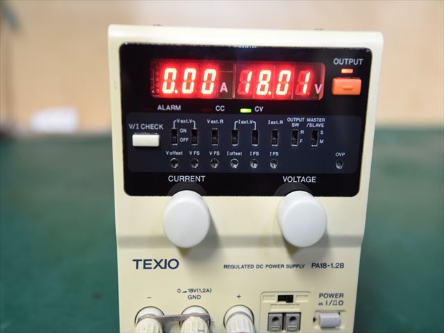 TEXIO/KENWOOD　PA18-1.2B REULATED DC POWER SUPPLY　直流安定化電源_画像3