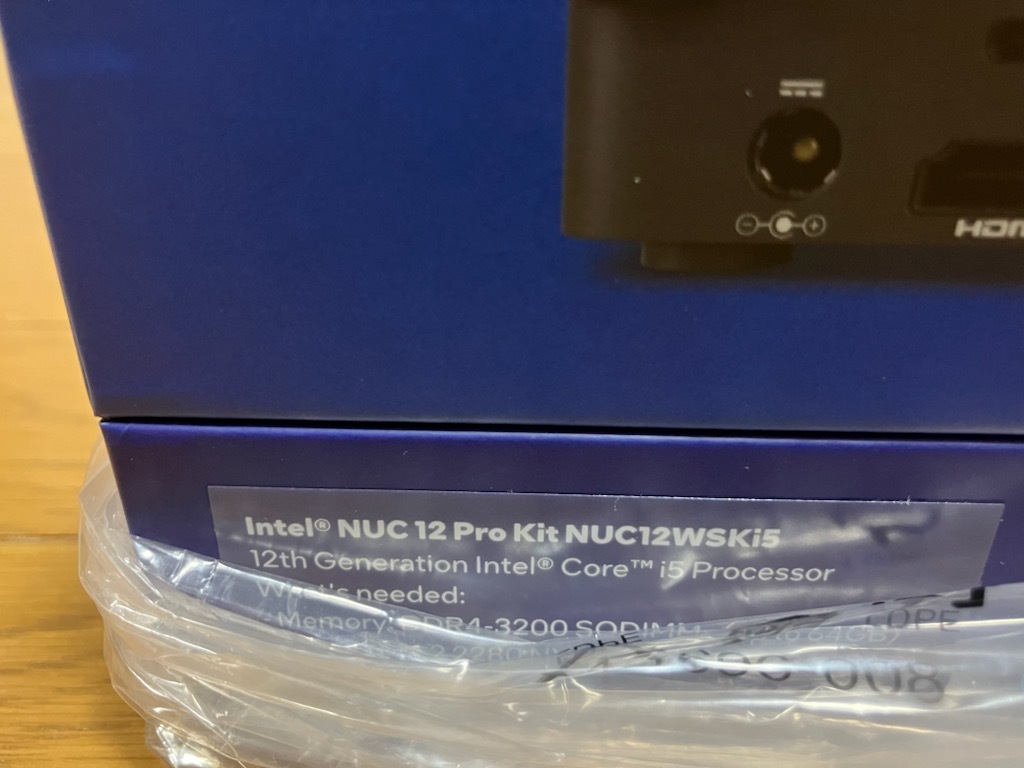 インテル intel NUC12 Pro Kit NUC12WSKi5 WallStreetCanyon（Core i5-1240P, 12コア/16スレッド 4.40GHz） 新品未使用_画像6