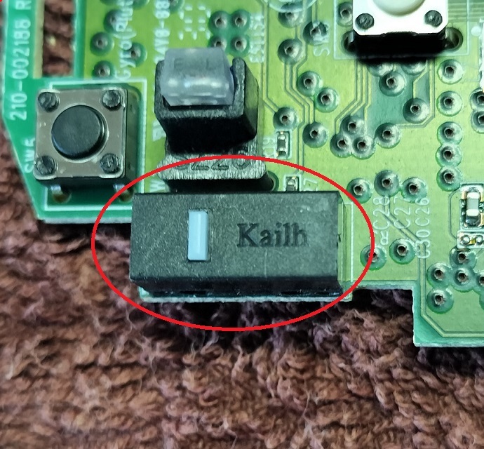 Kailh Logicool ロジクール マウス 純正スイッチ 2個セット レア出品 / M325 新品マウスからの取外し部品 / マウスボタン チャタリング修理_画像5