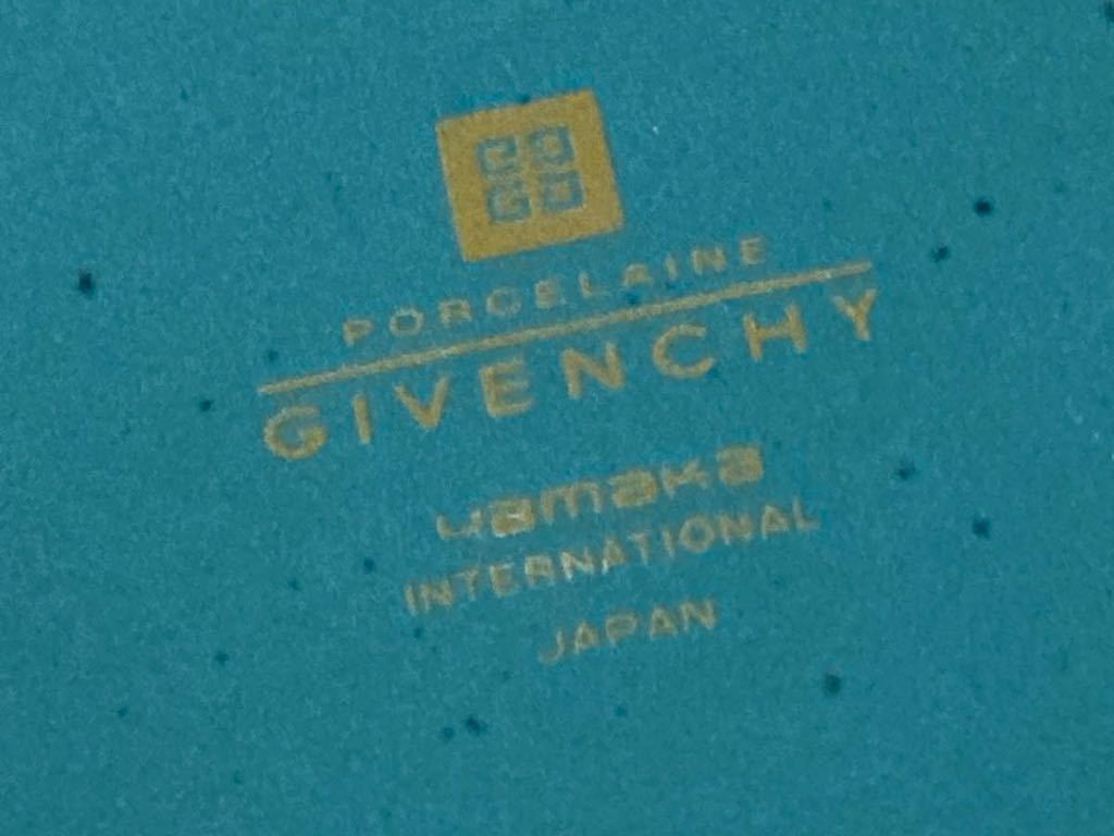 同梱歓迎◆洋食器◆GIVENCHY◆ジバンシー◆プレート◆大皿◆デザートプレート◆素敵色＊ブルー系◆金縁取り◆JAPAN◆年代モノ◆中古品の画像4