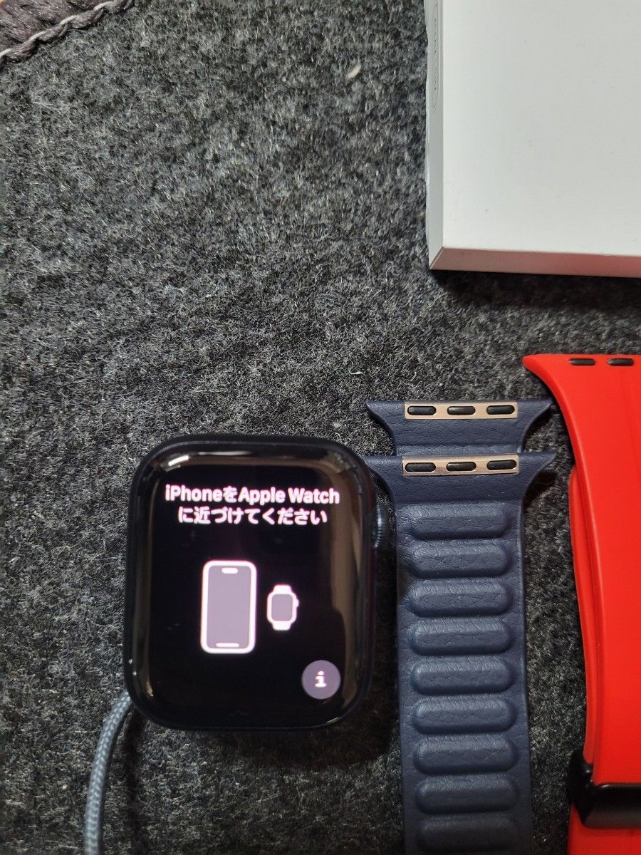 Apple Watch 9 45mm GPS+セルラーミッドナイト バンド未開封S/M Apple Watch 9 45mm GPS+セルラーミッドナイト バンド未開封S/M