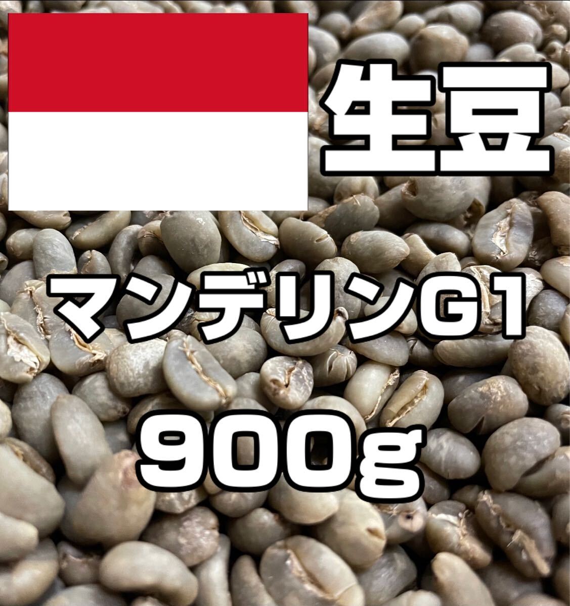 【コーヒー生豆】マンデリンG1　900g ※送料無料！