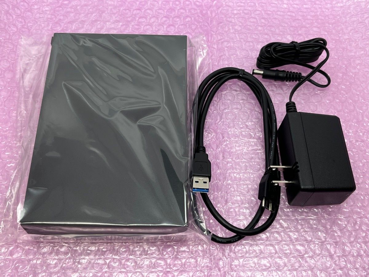 ◆美品◆　BUFFALO　４ＴＢ　外付けハードディスク　◆ テレビ録画用＆パソコン対応HDD　静音/防振/放熱設計　横&縦置き対応