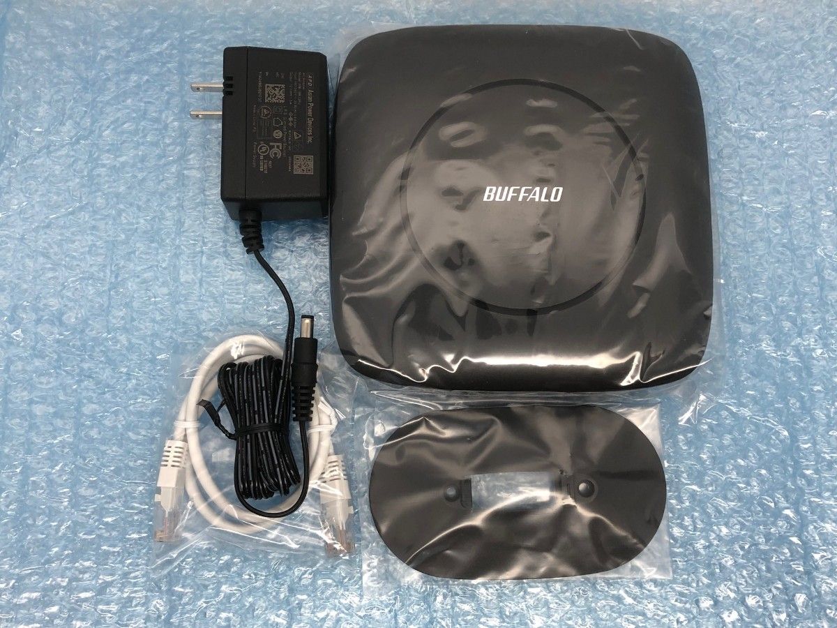 ●美品●BUFFALO　無線LAN親機　Wi-Fi6 対応ルーター　WSR-3200AX4S-BK　最新規格　WiFi 6　対応