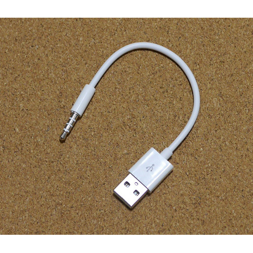 iPod shuffle 第2世代専用 充電・データ転送USB互換ケーブル_画像1