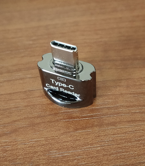 (USB type-C用)　MicroSD用小型USBカードリーダー・ライター