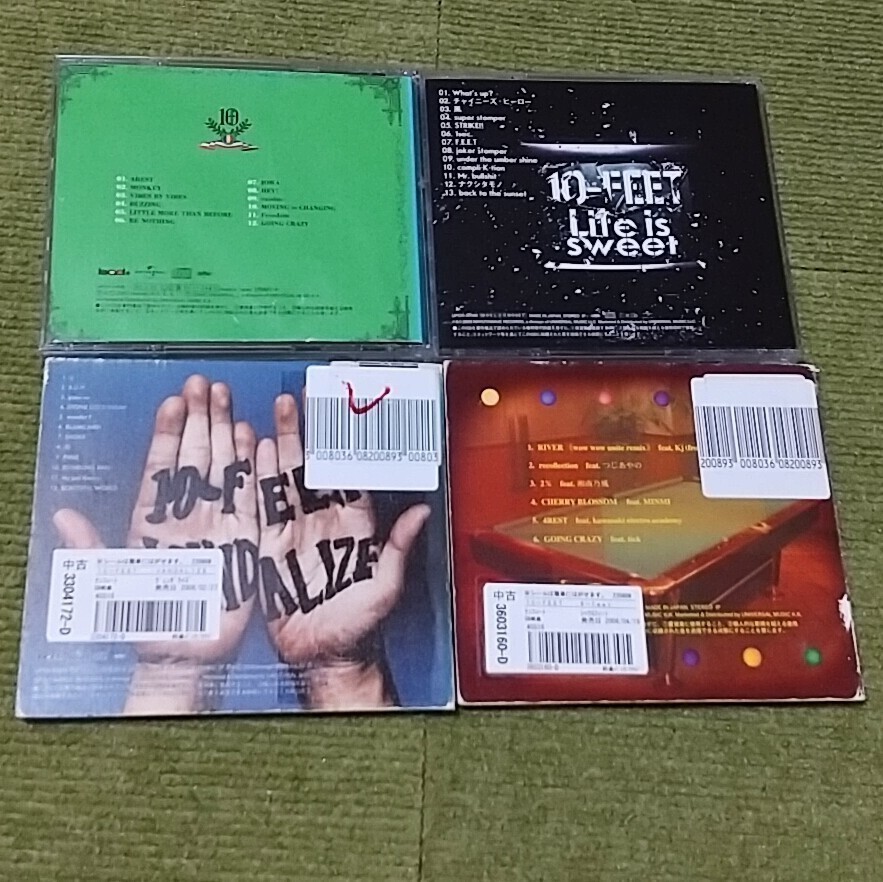 【名盤セット！】10-FEET CD アルバム Life is sweet 4REST VANDALIZE 6-feat F.E.ET 湘南乃風 つじあやの best ベスト_画像3