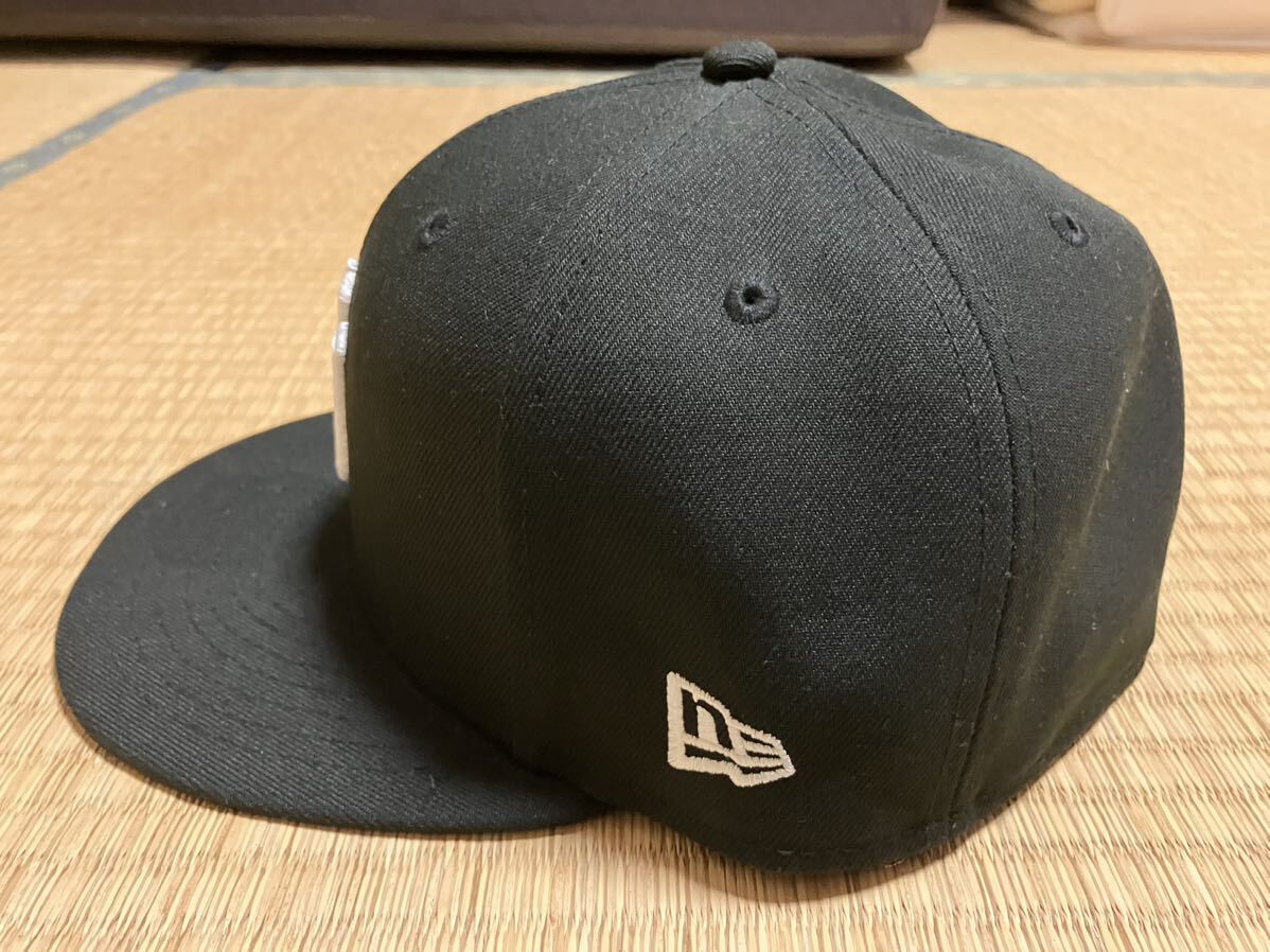 ニューエラ NEWERA 59FIFTY 黒 ヤンキースロゴ白7 1/2 (59.6cm)_画像6