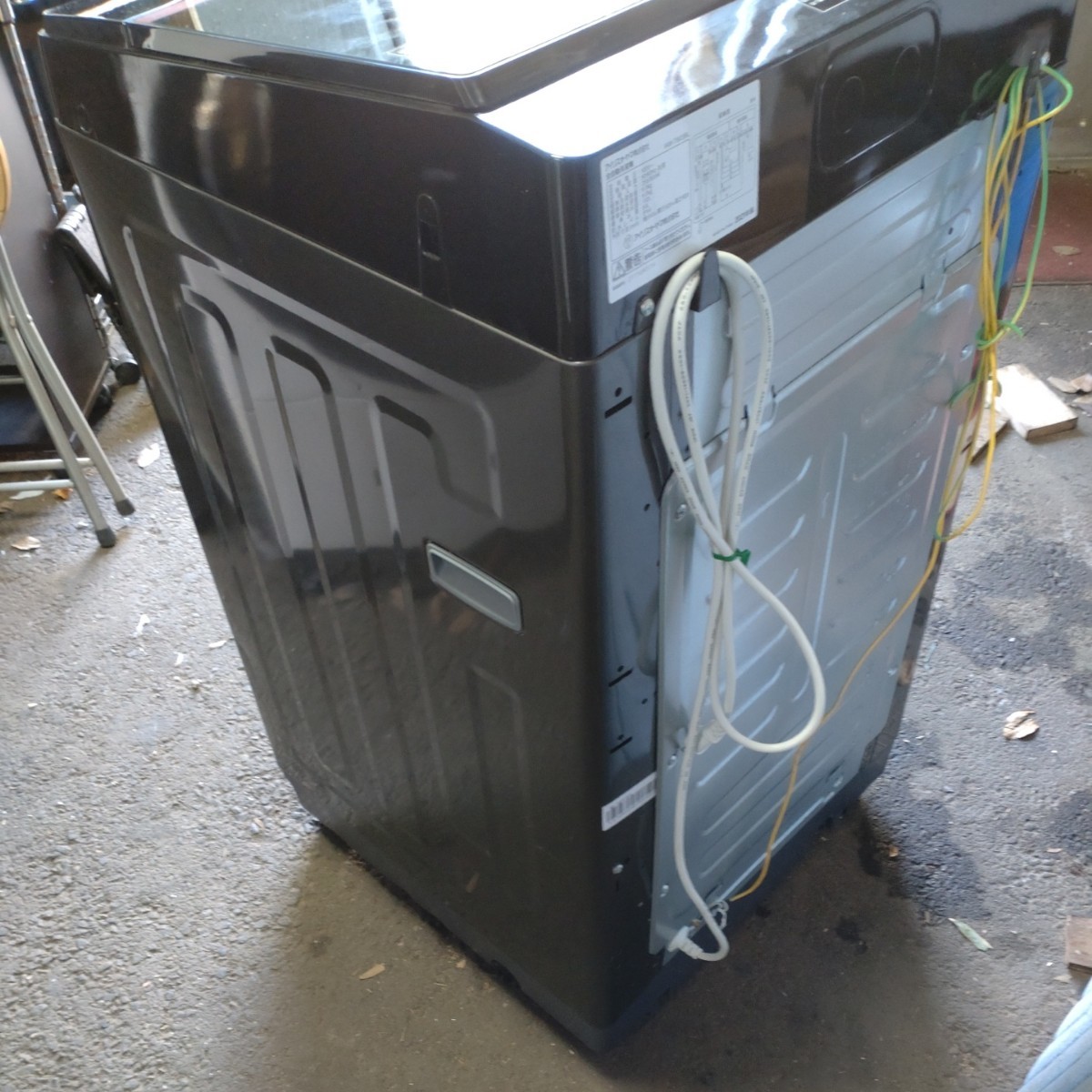 【店頭渡し推奨】アイリスオーヤマ 全自動洗濯機 IAW-T603BL 2021年製 6.0kg 中古 現状渡しの画像6